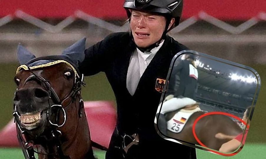 The Ukrainian won the Olympic bronze, and she has to explain herself.  It is about one picture