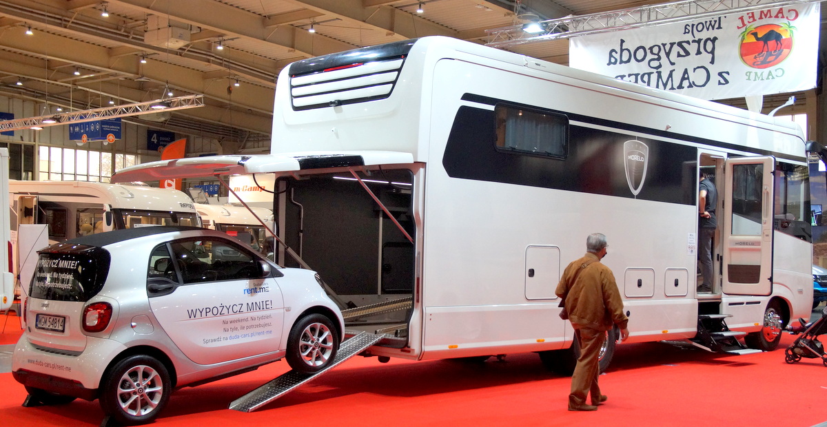 Tourist weekend at the Poznan Fair.  “There will be approximately 250 motorhomes and caravans.”