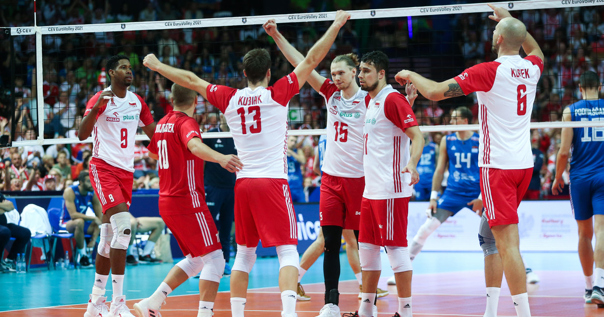 European Volleyball Championships.  The Poles stole the show at the medal ceremony