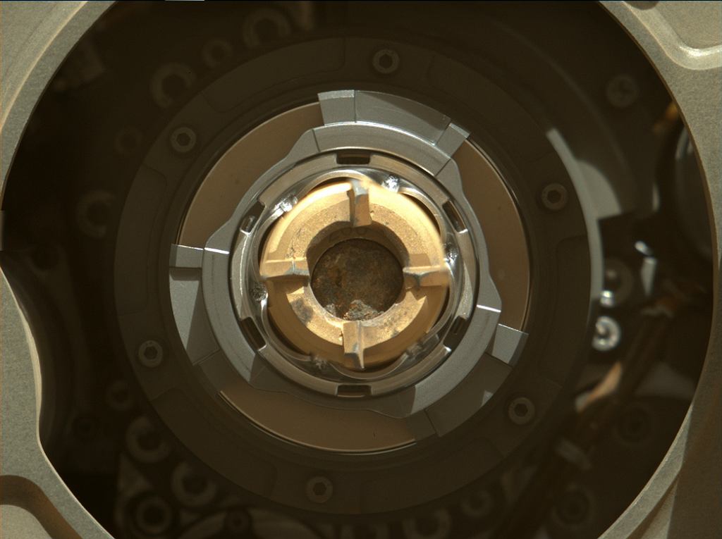 Image of a sample taken from Mars taken on September 1, 2021