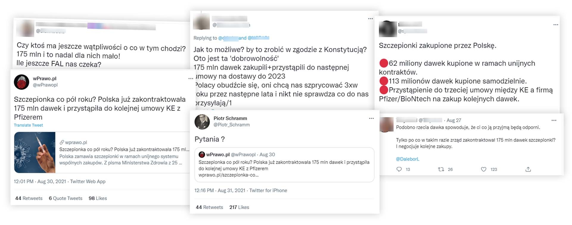 Information about Poland's alleged purchase of 175 million doses of the vaccine is spreading through social media 