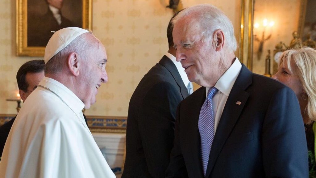 Catholics urge Pope to excommunicate Biden