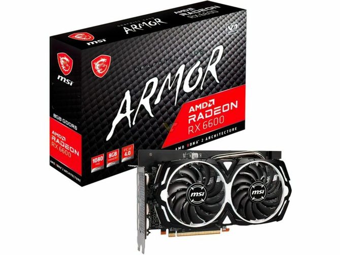 MSI Radeon RX 6600 ARMOR - Taiwanese budget series graphics cards with core cooling [1]