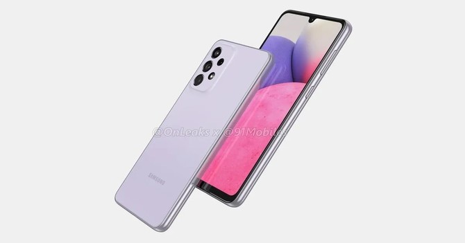 Samsung Galaxy A33 5G in first renderings.  It is a very attractive mid-range smartphone, but it has one major drawback [1]