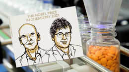 Awarded the Nobel Prize in Chemistry.  Not for mRNA technology