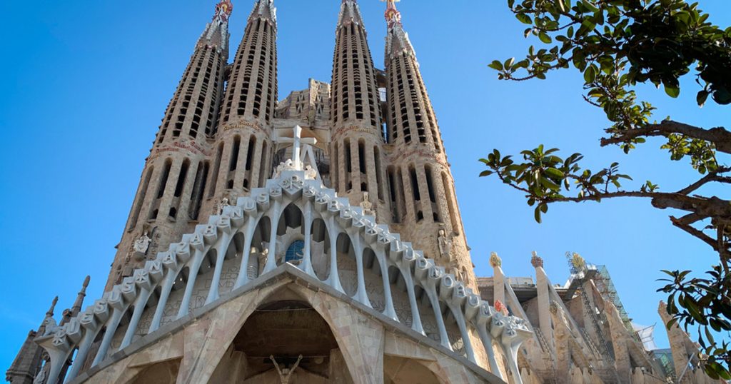 Barcelona.  The Sagrada Familia poisoned the lives of the inhabitants.  "horror"