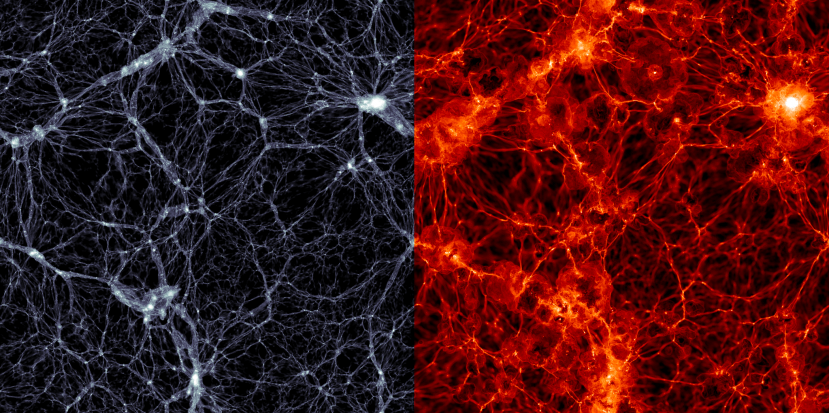 The most accurate simulation of the universe ever.  It contains 60 trillion particles
