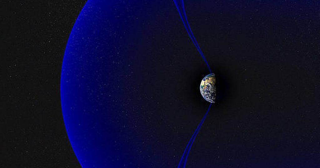 NASA discovered an anomaly over the North Pole.  Satellites slow 'like they hit speed bumps'