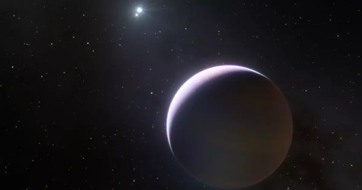 A huge exoplanet was photographed.  "It could change the way we think about planet formation."