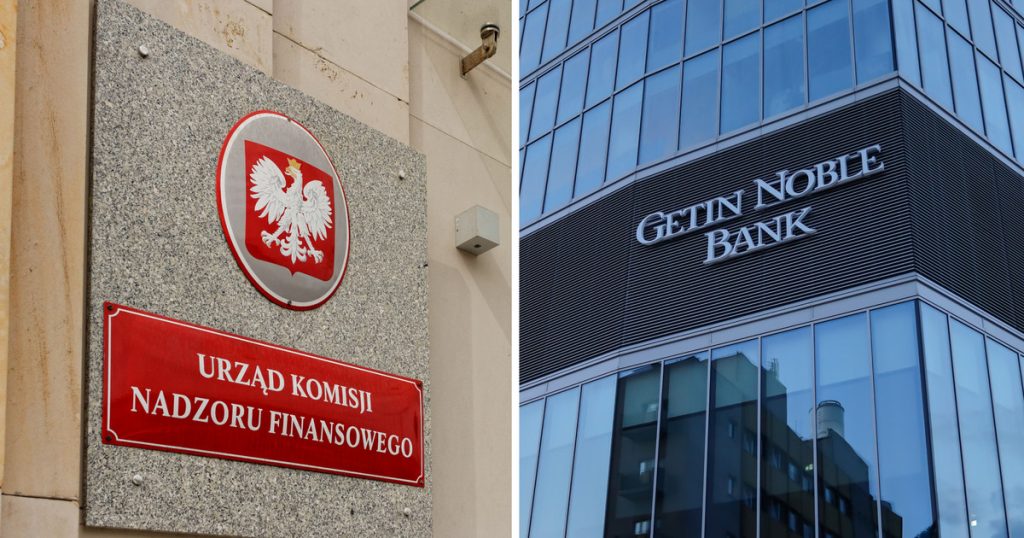Amin at Getin Noble.  The Polish Financial Supervisory Authority rejected Leszek Czernici's plan to recover banks