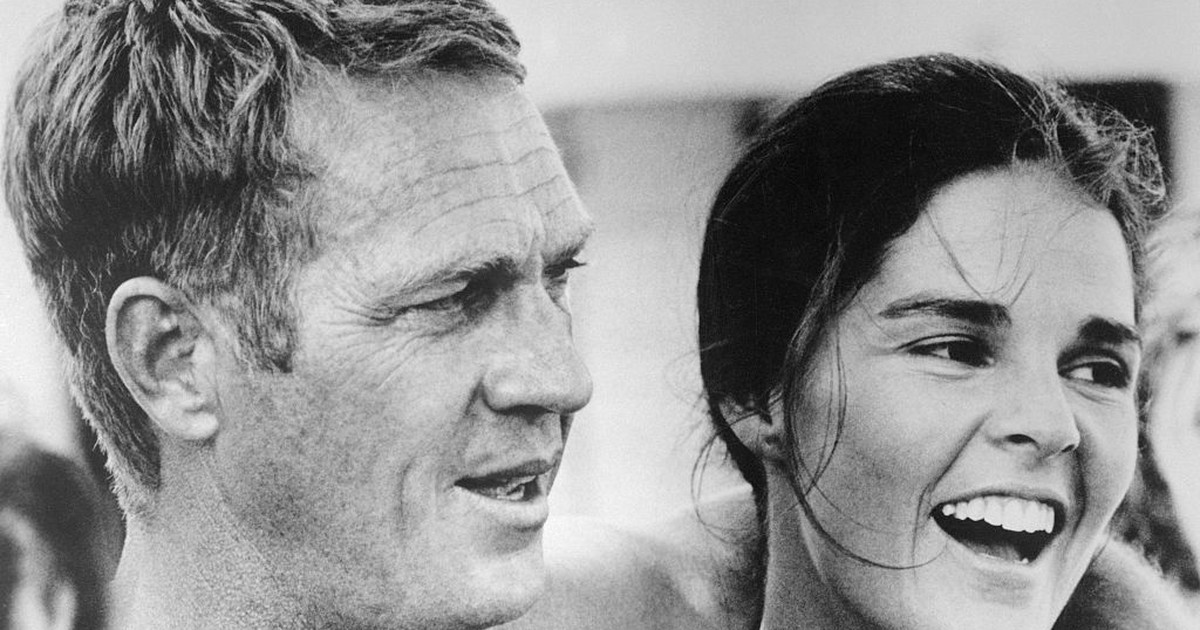 Steve McQueen and Ali McGraw.  From great love to domestic violence