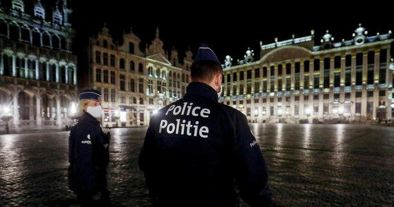New Year's Eve in Belgium.  Police officers attacked with fireworks