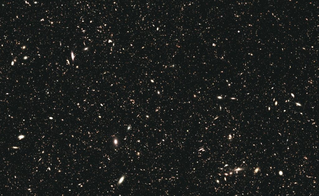 We haven't seen so many galaxies at once.  These images will be captured by the NGR telescope