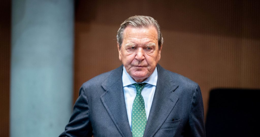 Germany.  Former Chancellor Gerhard Schroeder does not believe in the Russian invasion