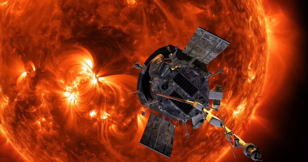 Parker Solar Probe has recorded streaks from the sun.  A view like from Star Wars
