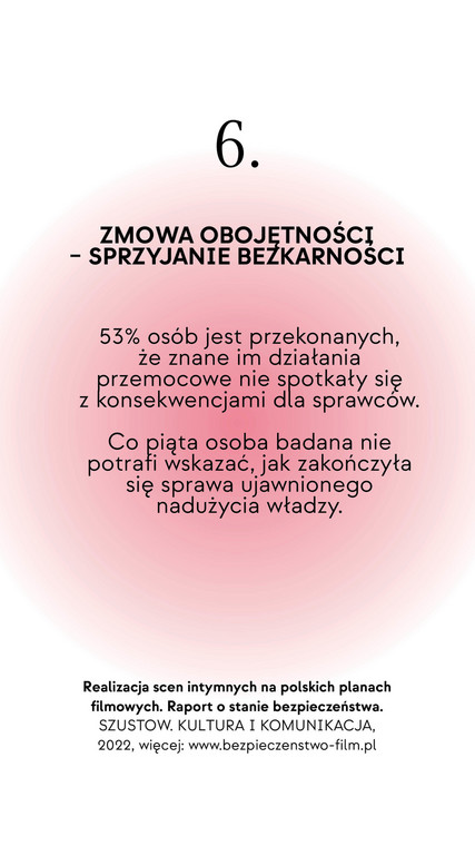 "Production of intimate scenes on the sets of Polish films.  Security Status Report": research results
