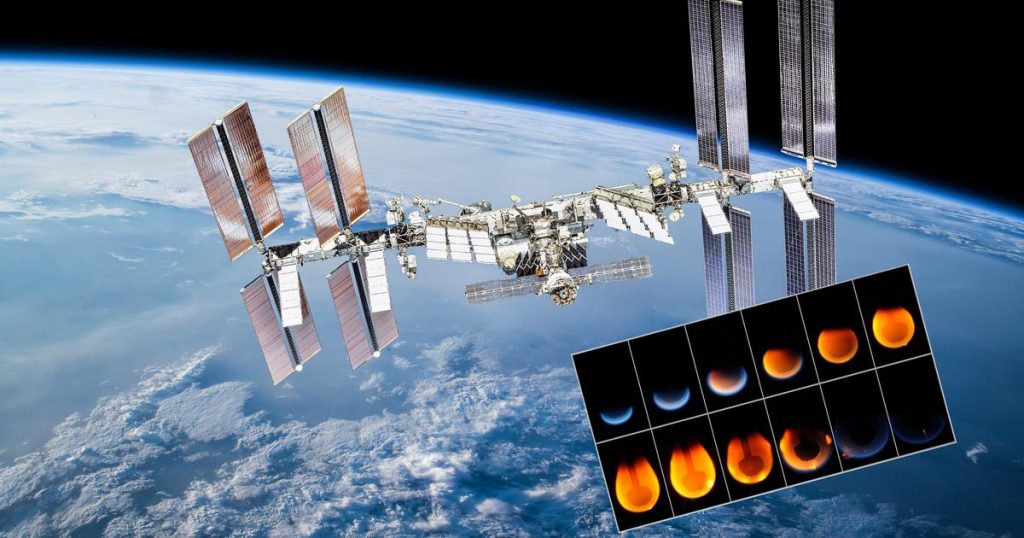 NASA started a fire in space.  Scientists did not expect this