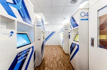 Poland's first airport capsule hotel.  The offer is not for everyone