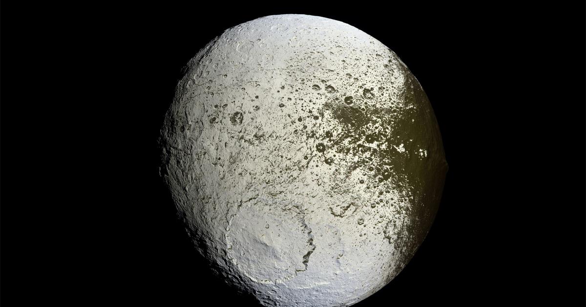 The strangest moon in the solar system.  The mystery has been solved after more than 300 years