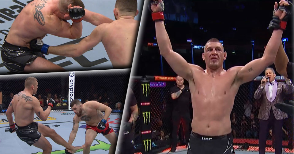 Defeated Michał Oleksiejczuk at UFC 272!  Dustin Jacoby defeated The Pole by decision