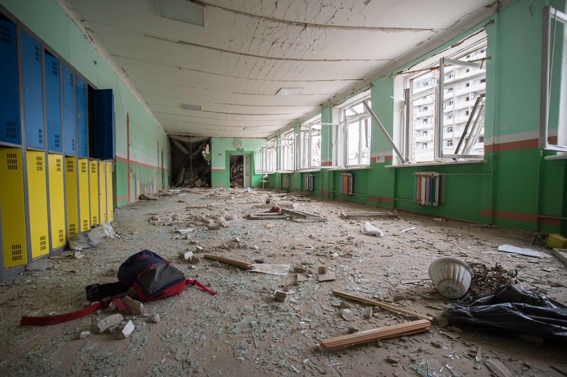 The bombing of the Russian / FORM Agency of an elementary school in Zhytomyr