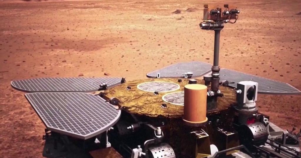 China's Zhurong rover reveals ancient weather and water traces on Martian rocks