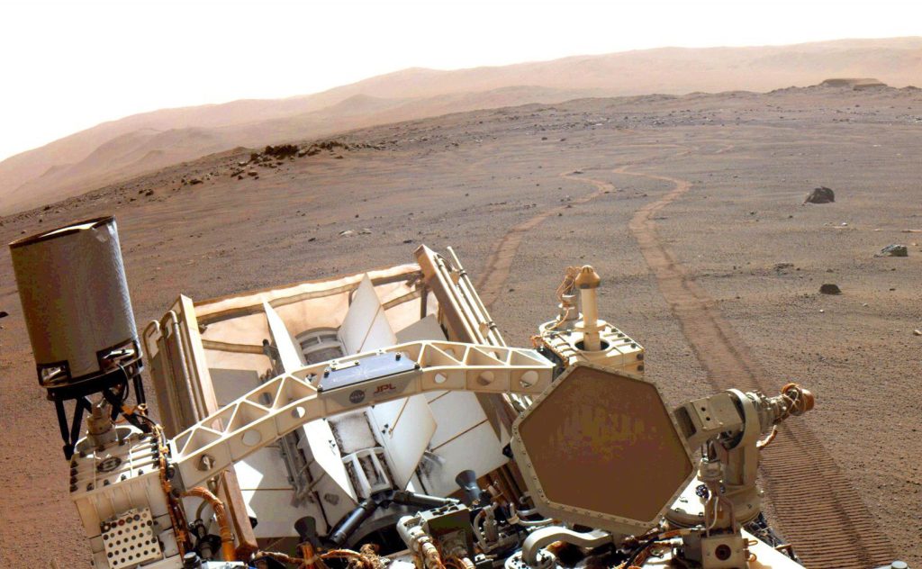 The NASA rover has embarked on a long journey across Mars.  And she is alone