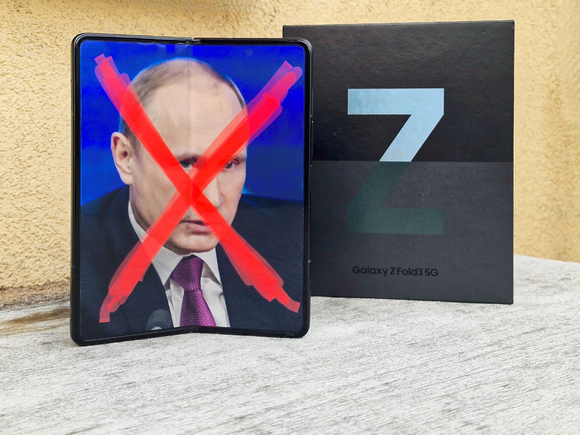 Samsung is changing the names and packaging of smartphones.  Want to avoid being associated with Putin?