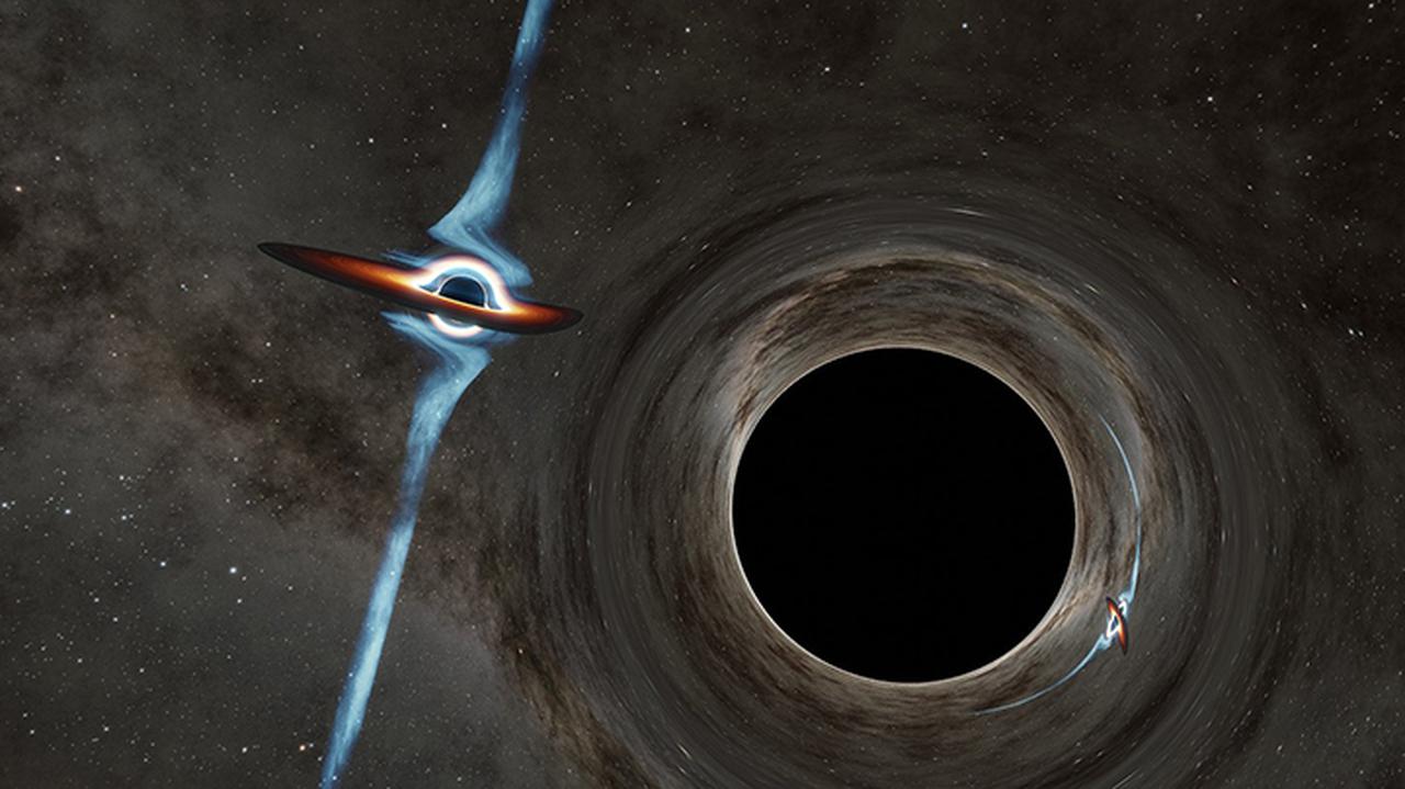 Scientists have discovered a pair of black holes orbiting each other.  This is the second discovery of its kind in the history of research