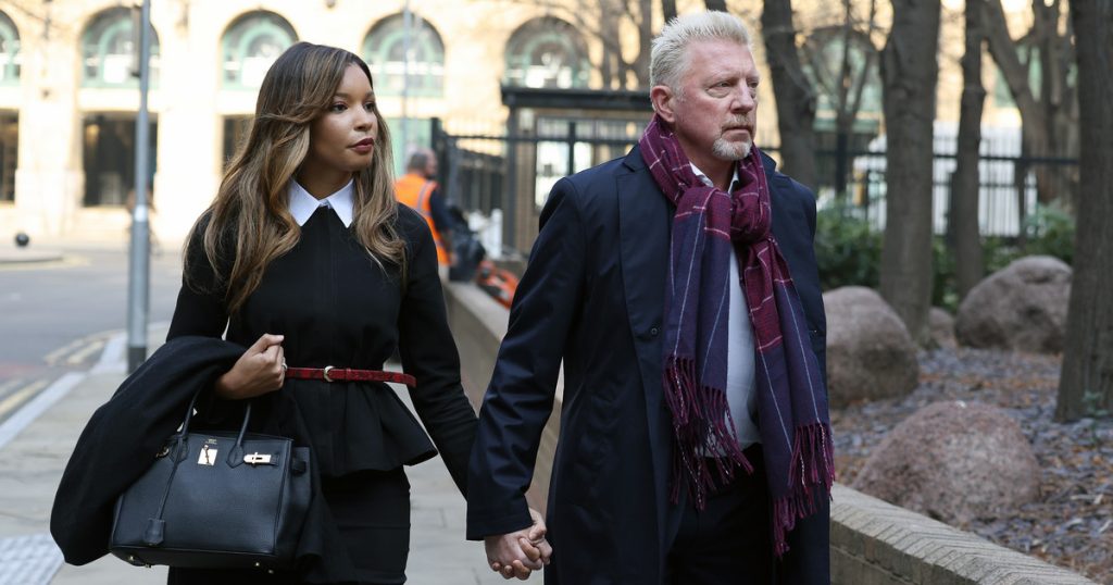 The Queen vs. Boris Becker.  The former star was brought to trial in London