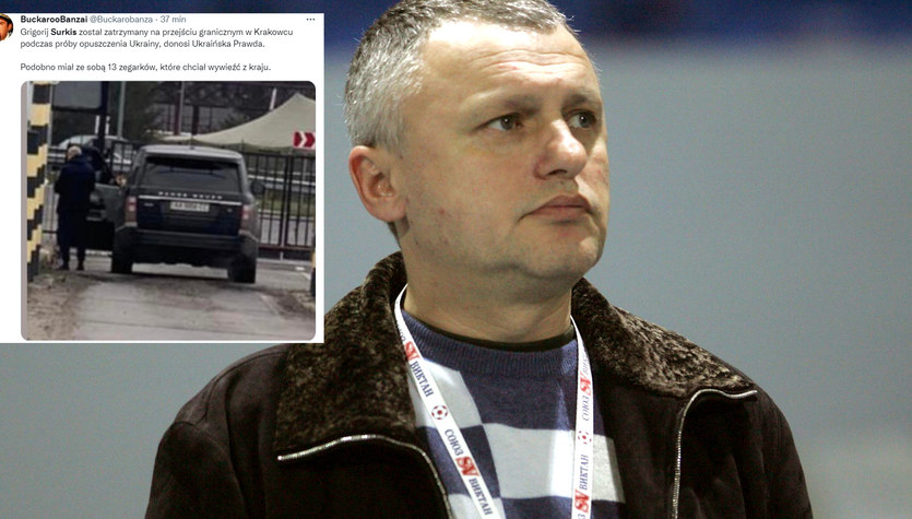 Surkis stopped at the Ukrainian border.  Try to take expensive watches
