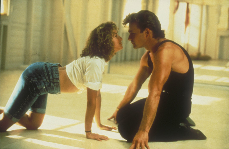     Jennifer Gray and Patrick Swayze in the movie "dirty dance"