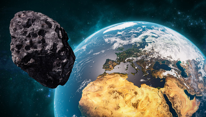 A large asteroid is heading towards Earth.  NASA released a statement