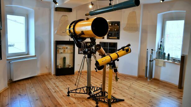 You can see every star from here.  The observatory reopened in Puławy