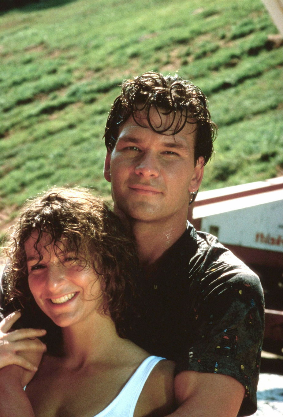 Jennifer Gray and Patrick Swayze, 1987