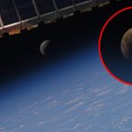 An unparalleled lunar eclipse.  This is what it looks like from space