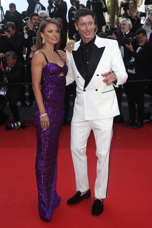 Anna and Robert Lewandowski in Cannes