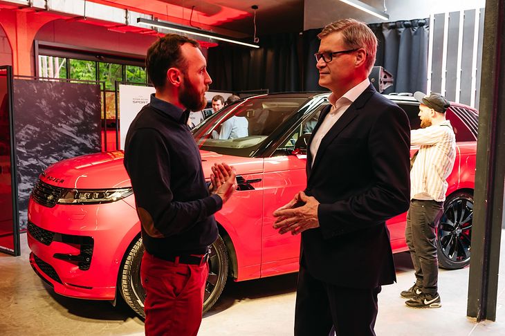 Range Rover Sport at the Polish premiere