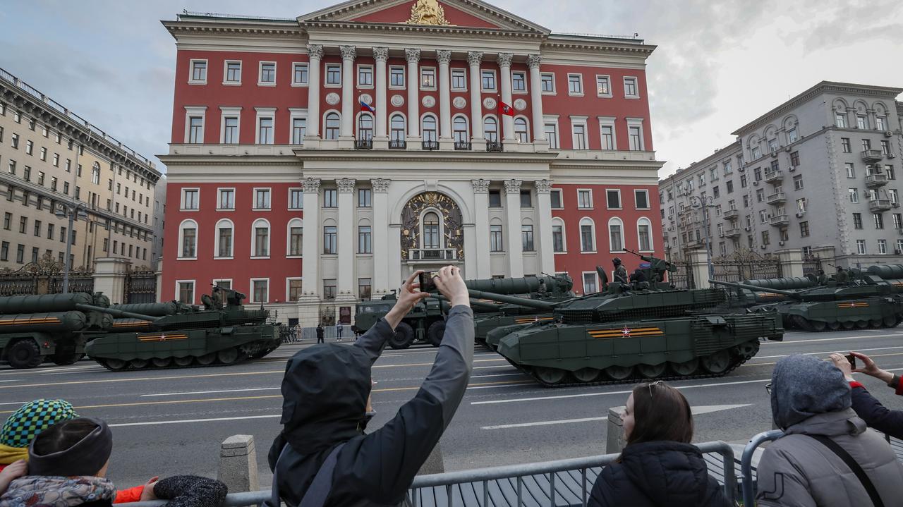 Russia.  How will the Victory Parade on May 9 in Moscow?  Fewer soldiers and military equipment.  plans