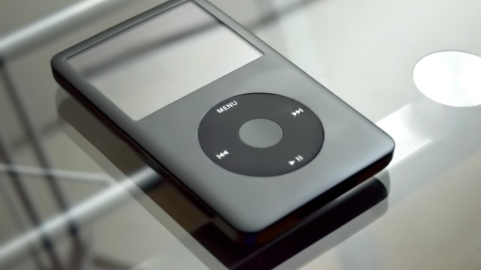 The iPod is placed in the history trash.  Apple ends production of the popular music player