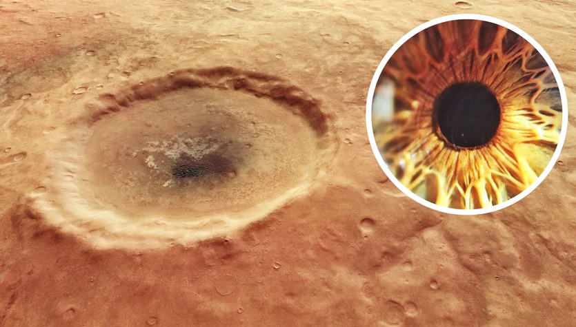 The Great Eye of Mars.  This picture is making a huge impact on the internet
