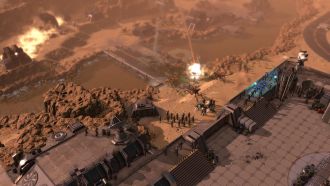 Starship Troopers: Terran Command - Long Range Attack on the Base