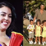 Georgina Rodriguez flaunts her flat stomach during a family vacation with Cristiano Ronaldo (photo)