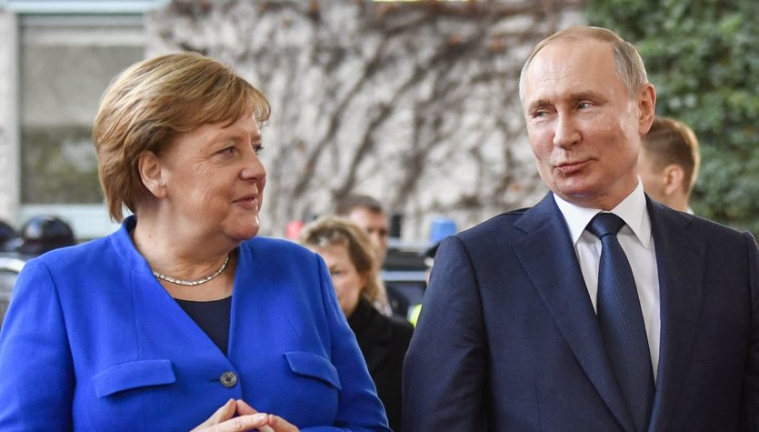 Germany.  Angela Merkel condemned the Russian attack on Ukraine.  "I don't blame myself"