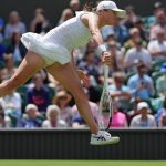 Iga Christmas in the second round of Wimbledon.  The 36th victory of the Polish women in the tennis championship