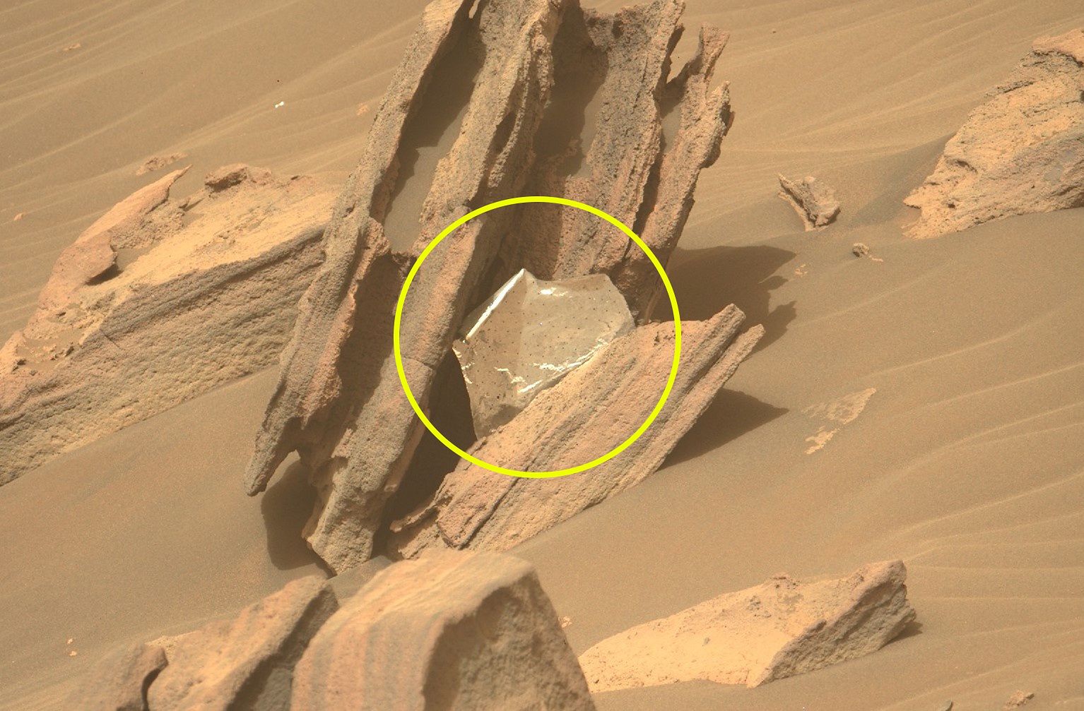Shame on humanity.  Found on Mars - O2