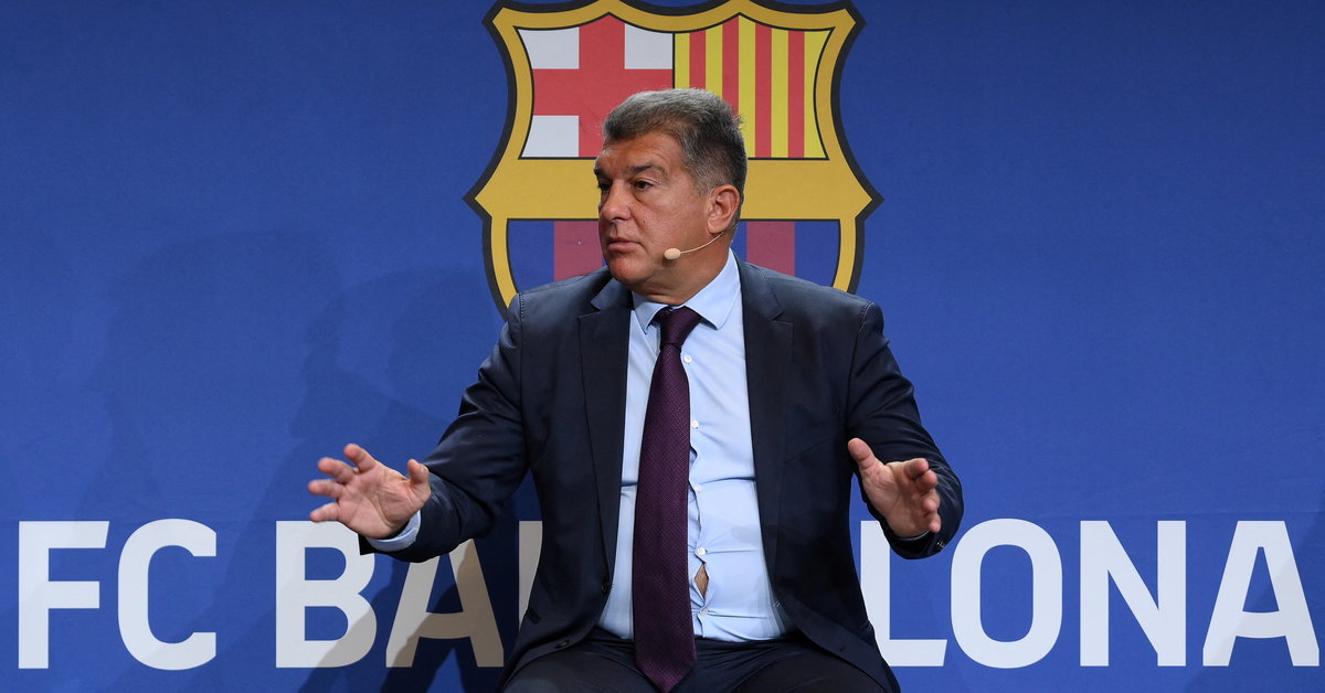 The Barcelona president reacted angrily to the words about Lewandowski