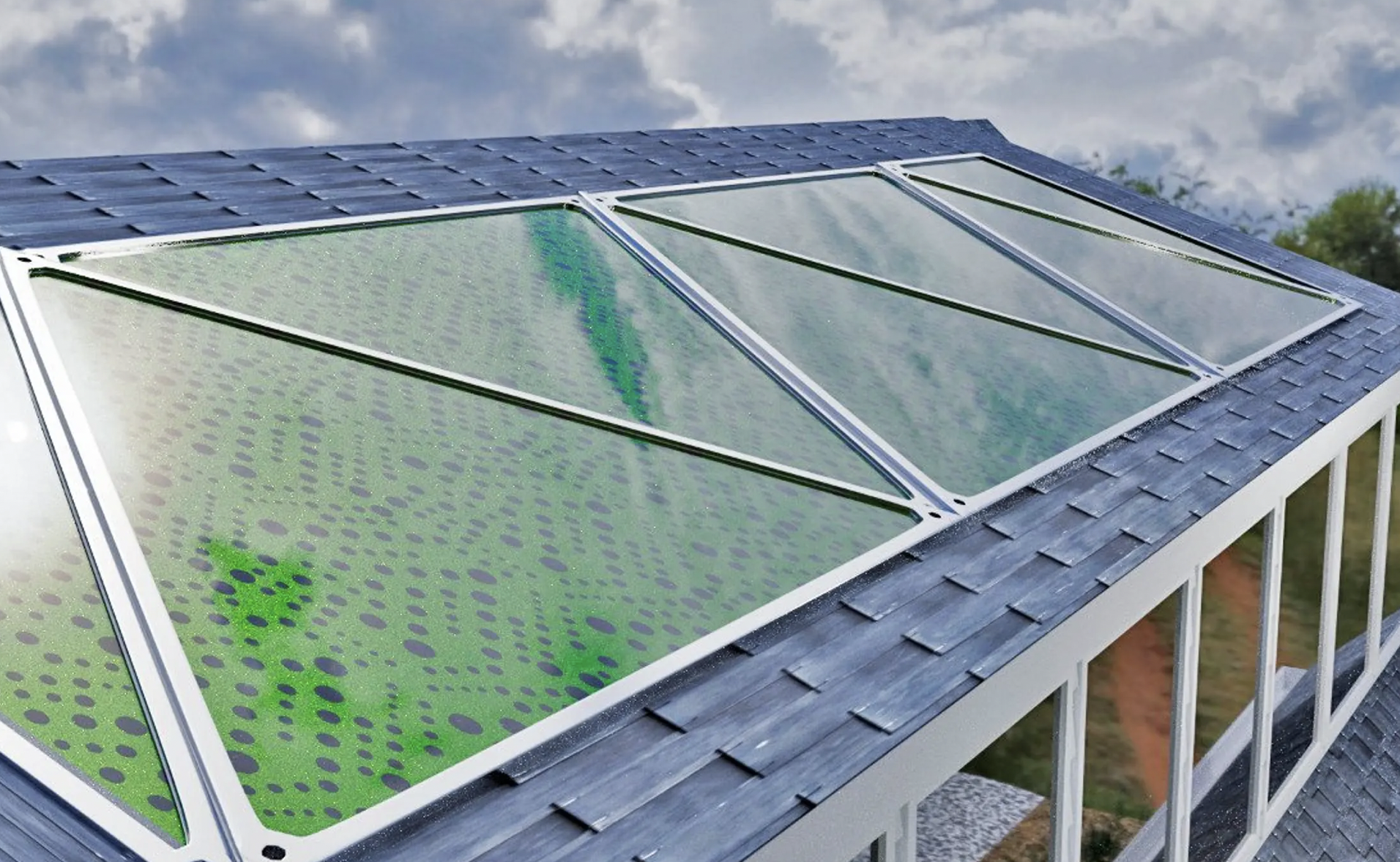 Greenfluidics bio panels will produce oxygen and biomass.  What is the electric revolution?