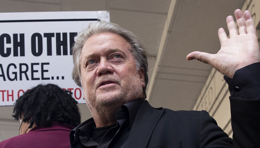 United States of America.  Steve Bannon was convicted of refusing to testify before Congress.  Former Adviser to Donald Trump