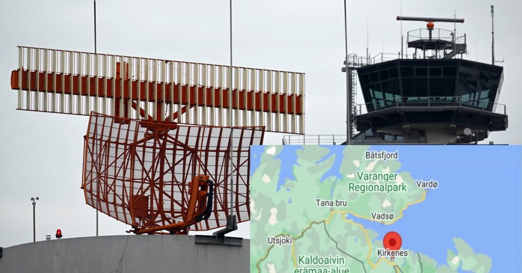 A strange phenomenon on the border with Russia.  Airplanes lose signal